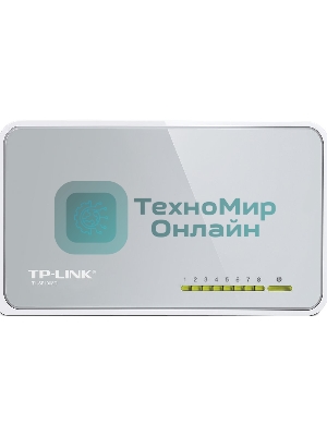 Коммутатор TP-Link SOHO TL-SF1008D Коммутатор 8-port 10/100M mini Desktop Switch, 8 10/100M RJ45 ports, Plastic case