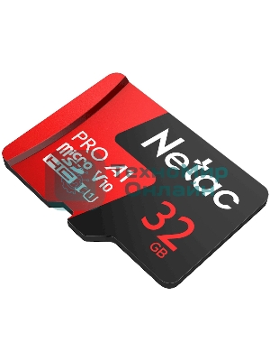 Флеш карта MicroSD card Netac P500 Extreme Pro 32Gb, retail version w/o SD adapter