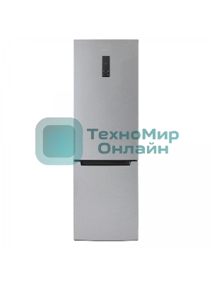 Холодильник Бирюса Б-C960NF серый металлопласт двухкамерный 240/100л морозилка снизу, No Frost