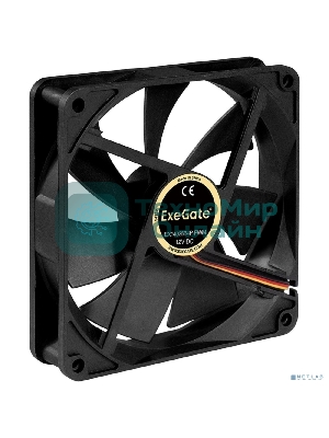 Вентилятор для корпуса ExeGate EX14025S3P черный, 140 мм, 1200 об/мин, 24 дБ, 3 pin