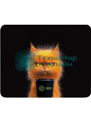 Коврик для мыши Cactus Red Cat 220x180x2мм (CS-MP-P11XS)