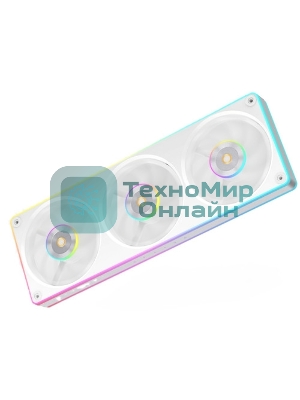 Вентилятор для корпуса Ocypus Sigma F36 WH ARGB, 3x120x120x25mm, 4-PIN PWM, 500-2200 RPM, 36 DBA MAX, FLUID DYNAMIC BEARING