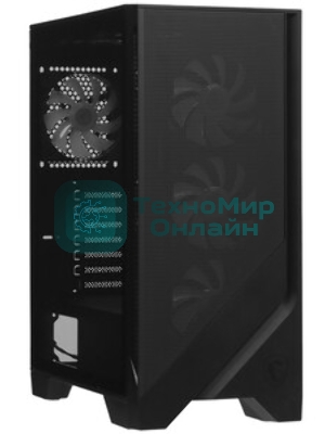 Компьютерный корпус MSI MAG FORGE 120A Mid-Tower, ATX, 2xUSB 3.2, Audio I/O, 6x120мм autoRGb Fan PWM RGb PWM Control Board, Tempered Glass Window