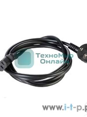 Шнур питания с заземлением IEC 60320 C13/EU-Schuko, 10А/250В (3x1,0), 5 м. (R-10-Cord-C13-S-5)