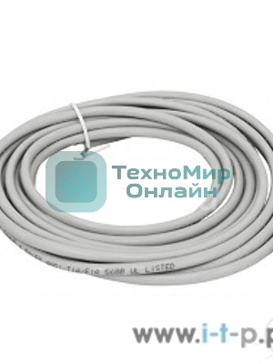 Патч-корд UTP, кат 5e, 5м с RJ45 серый