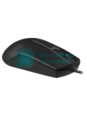 Мышь проводная A4Tech OP-330S черный, 1200 dpi, USB, кнопки - 3