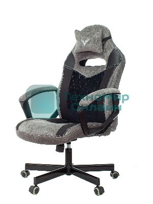 Кресло Бюрократ VIKING 6 KNIGHT B FABRIC черный, ткань, 120 кг, механизм качания