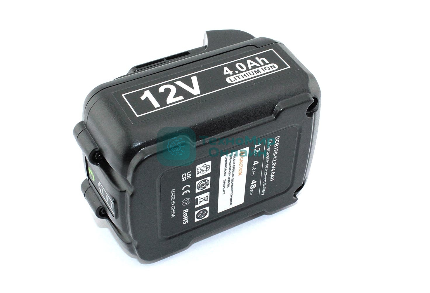 Аккумулятор для DeWalt (p/n: DC9071, DE9037, DE9071, DE9074, DE9075) 4.0Ah 12V (Li-ion)