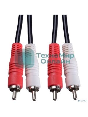 Кабель PERFEO 2xRCA вилка - 2xRCA вилка, 3 м (R3004)