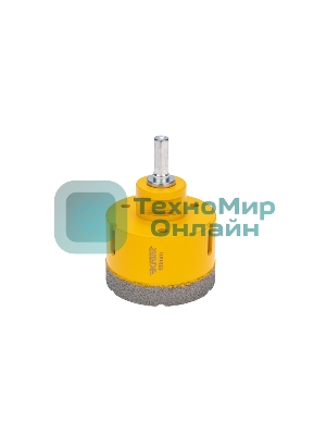 Коронка алмазная профессиональная по керамограниту и железобетону Kranz М14, вакуумное спекание, 68 мм, для УШМ