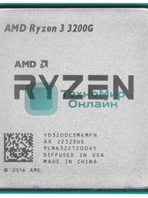 Процессор AMD Ryzen 3 3200G Soc-AM4 3.6GHz OEM