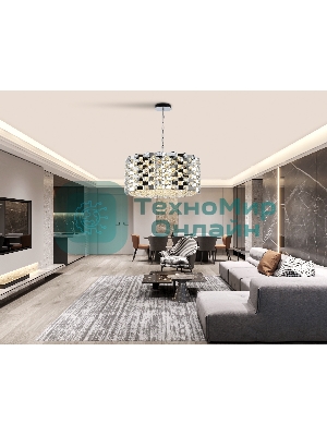 Люстра Ambrella light LH41006/18 CH/CL хром/прозрачный E14*18 max 40W D700*320