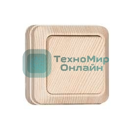 Выключатель проходной 1-кл. ОП Олимп 10А сосна UNIVersal 5560803