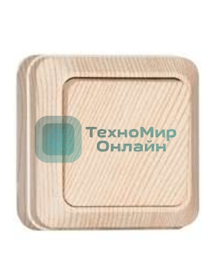 Выключатель проходной 1-кл. ОП Олимп 10А сосна UNIVersal 5560803