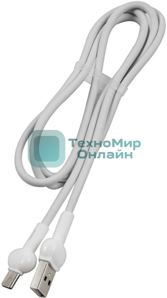 Кабель Redline Candy УТ000021993 USB Type-C (m) USB A (m) 1м белый