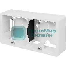Коробка накладного монтажа Inspiria 2 поста белый