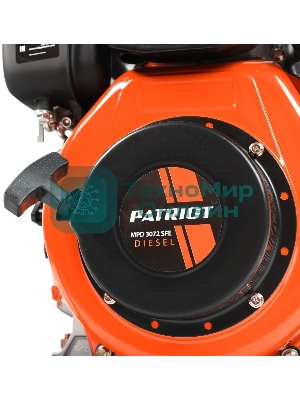 Мотопомпа Patriot MPD 3072 SFE4т дизель 296см3 5.7лс 75м3/ч 1200л/м глуб.8м напор25м 3'' бак3.5л
