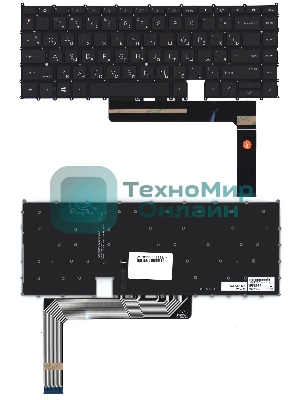 Клавиатура для ноутбука HP EliteBook x360 1040 G7 G8 черная