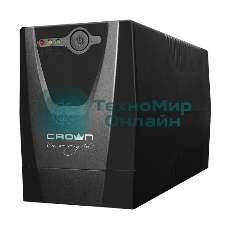 Источник бесперебойного питания Crown CMU-500X (480 ВА/240 Вт; Off-Line; 1 х Euro + 1 х IEC-320 резервным питанием и фильтрацией; 12V/4,5AH х 1; пластик)