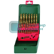 Буры,сверла,долото Metabo 627156000 Набор HSS-TiN 19 свёрел (1-10мм) в мет.кор.