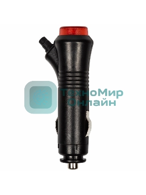 Штекер автоприкуривателя с кнопкой I=3А Rexant