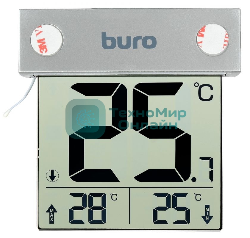 Термометр Buro P-6041 серебристый