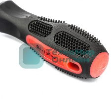 Отвертка Matrix Anti-Slip, SL4,0 х 100 мм, CrV, двухкомп. рукоятка