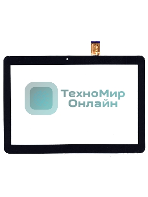 Сенсорное стекло (тачскрин) TurboPad 1016 4G, черное