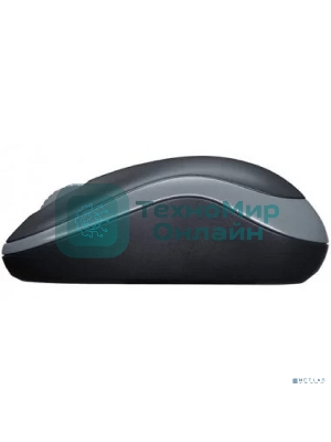 Мышь беспроводная Logitech M185 серый/черный, 1000 dpi, радиоканал, USB, кнопки - 3
