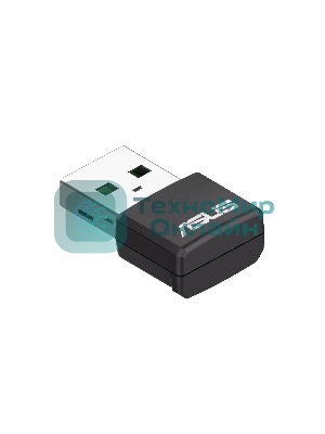 Адаптер Wi-Fi ASUS USB-AX55 NANO 90IG06X0-MO0B00 WI-FI 802.11ax/ac/a/g/n, 400 + 867 Mbps USB 3.0 Adapter + 2 антенны