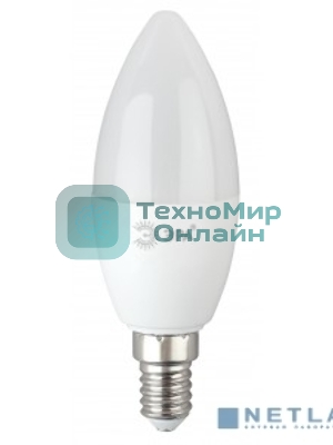 Лампа светодиодная ЭРА ECO LED B35-10W-865-E14 R (диод свеча 10Вт холодн. E14) (10/100/3500)