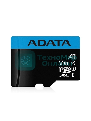 Флеш карта microSD 256Gb ADATA microSDHC Class 10 UHS-I A1 100/25 MB/s (SD адаптер)