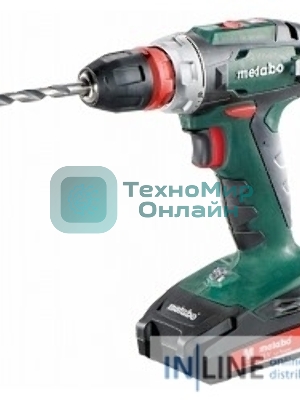 Дрель-шуруповерт Metabo BS 18 Quick 602217500, 18 В, 2 Ач, 48 Нм, щеточный