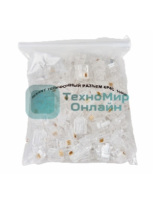 Телефонный разъем Rexant RJ-9(4P4C)