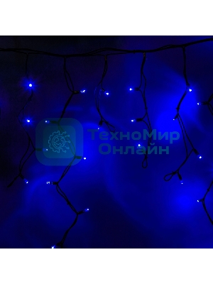Гирлянда Neon-night Айсикл (бахрома) светодиодный, 5,6 х 0,9 м, черный провод 
