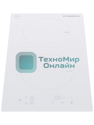 Индукционная варочная панель Maunfeld EVI.292-WH, конфорок: 2 шт., закаленное стекло, независимая, белый
