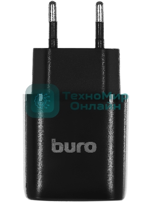 Сетевое зарядное устройство Buro BUWG1 3A QC черный