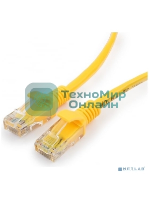 Патч-корд UTP Cablexpert PP12-30M/Y cat.5e, 30м, литой, многожильный, желтый
