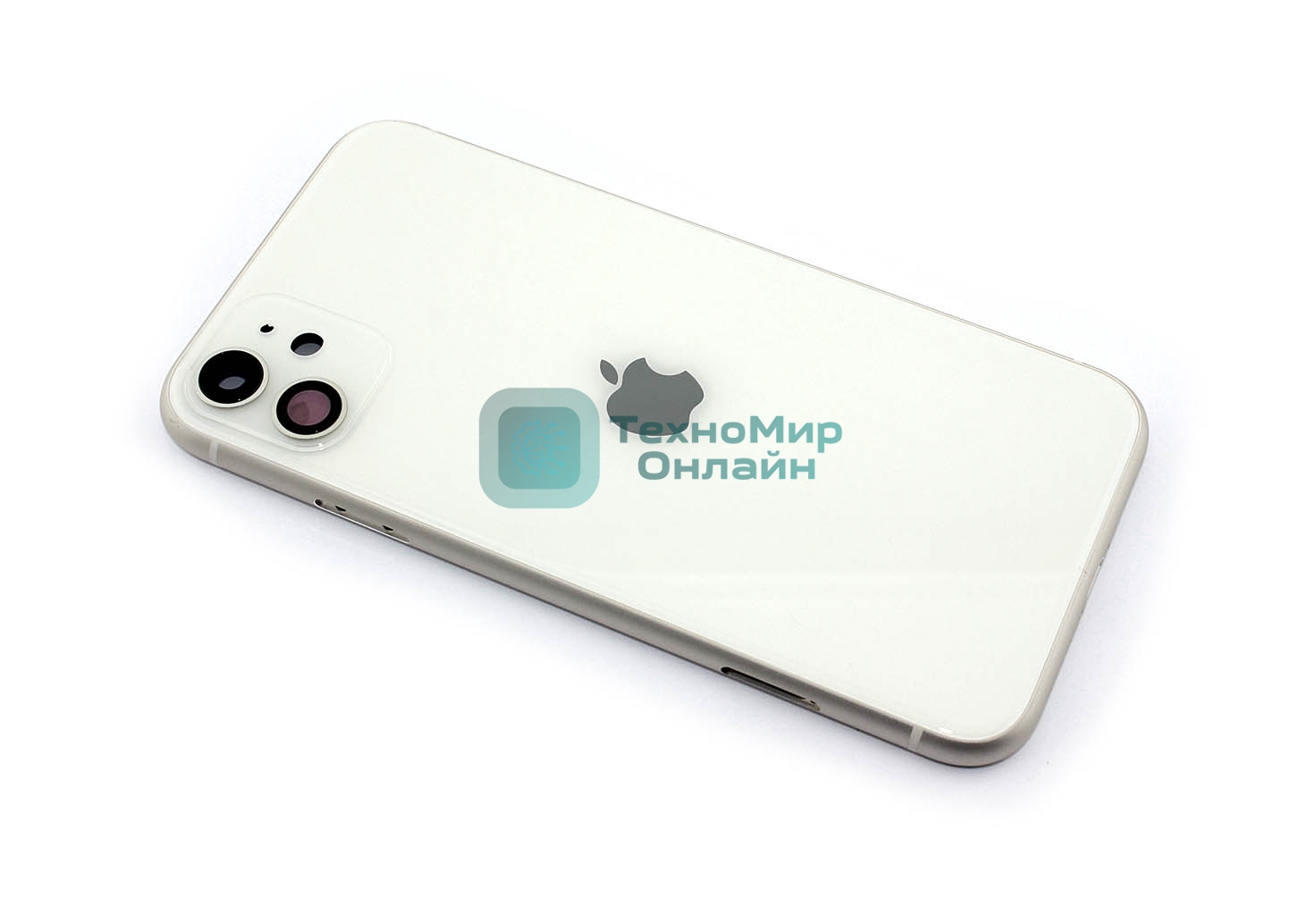 Задняя крышка (корпус) в сборе с рамкой для Apple iPhone 11 белый