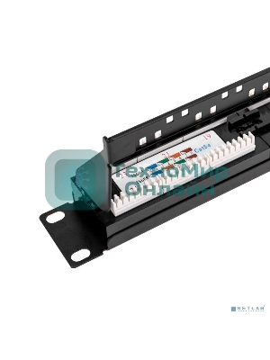 Панель коммутационная Rexant с кабельным органайзером 19