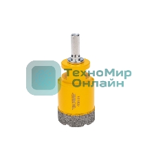 Коронка алмазная профессиональная по керамограниту и железобетону Kranz М14, вакуумное спекание, 40 мм, для УШМ