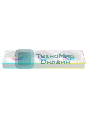 Вентилятор для корпуса Ocypus Sigma F36 WH ARGB, 3x120x120x25mm, 4-PIN PWM, 500-2200 RPM, 36 DBA MAX, FLUID DYNAMIC BEARING