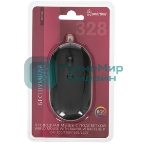Мышь проводная SMARTBUY (SBM328K) 328 черный