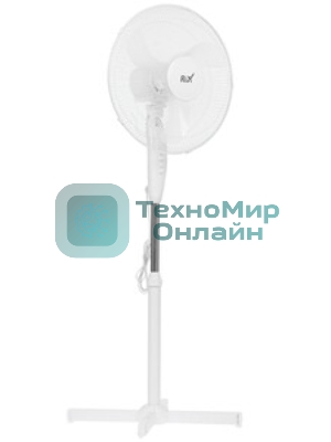 Вентилятор Rix RSF-4000W чёрный, напольный, 45 Вт, 3 скорости, 40 см