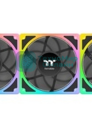 Вентилятор для корпуса Thermaltake TOUGHFAN 12 черный, 120 мм, 2000 об/мин, 22.3 дБ, 4 pin