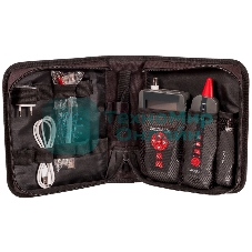 Кабельный тестер с измерением длины с трассировкой кабельных линий и определением POE в комплекте с 8 ответными частями