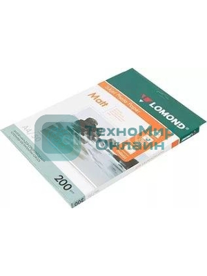 Фотобумага Lomond 0102033 A4/200г/м2/50л./белый матовое/матовое для струйной печати