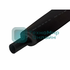 Трубка термоусадочная Rexant 30.0/15.0 1м черный