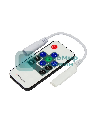 Мини контроллер LED RGb радио (RF) 10 кнопок 12-24 V/6 А LAMPER