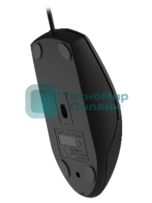 Мышь проводная A4Tech OP-330S черный, 1200 dpi, USB, кнопки - 3